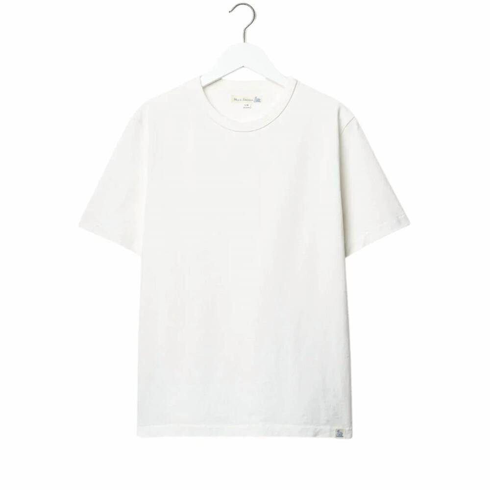 NEW MERZ B. SCHWANEN men's classic cotton jersey t-shirt in white